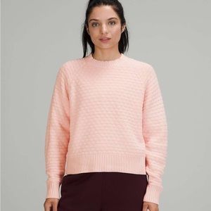 Lululemon Texture Play Crew Sweater XS 170/80A - 170/88A